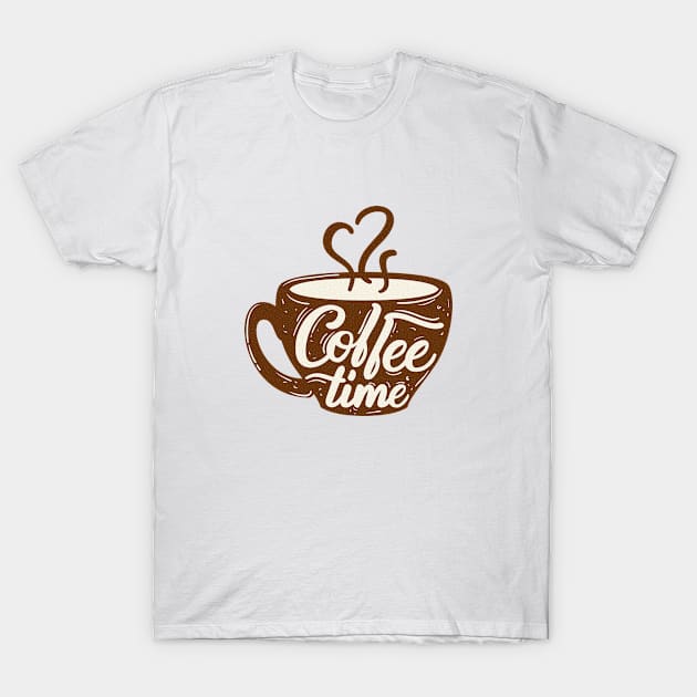 Coffee Time T-Shirt by HassibDesign